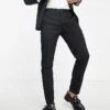 Jack & Jones Premium Slim Suit Trousers In Black For Men