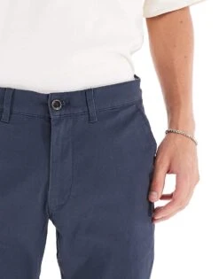 Jack & Jones Intelligence Chinos In Navy For Men Navy Blazer -Men Style Shop 200962603 2