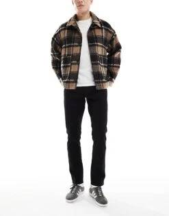 Jack & Jones Intelligence Glenn Slim Tapered Fit Jeans In Black For Men Black Denim -Men Style Shop 202077590 2