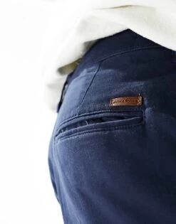 Jack & Jones Intelligence Slim Fit Chinos In Navy For Men Navy Blazer -Men Style Shop 202079065 2