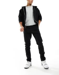 Jack & Jones Intelligence Slim Fit Chinos In Black For Men -Men Style Shop 202079247 1 black 1