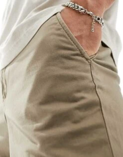 Jack & Jones Intelligence Slim Fit Chino In Beige For Men -Men Style Shop 202096816 2