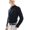 Jack & Jones Premium Slim Fit Shirt In Black For Men