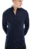 Jack & Jones Premium Slim Fit Shirt In Navy For Men Navy Blazer