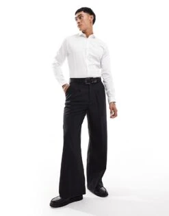 Jack & Jones Premium Super Slim Fit Stretch Smart Shirt In White For Men -Men Style Shop 202676510 3