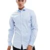 Jack & Jones Premium Super Slim Fit Stretch Smart Shirt In Blue For Men Cashmere Blue -Men Style Shop 202677736 1 cashmereblue