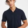 Jack & Jones Essentials Slim Fit Pique Logo Polo In Navy For Men Navy Blazer -Men Style Shop 202851525 1 navyblazer