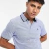 Jack & Jones Essentials Slim Fit Tipped Pique Logo Polo In Blue For Men Bright Cobalt -Men Style Shop 202852277 1 brightcobalt