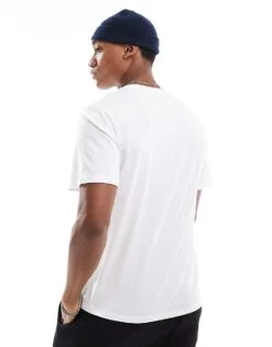 Jack & Jones Essentials T-shirt In Cotton With Crew Neck In White - WHITE For Men -Men Style Shop 202856794 3