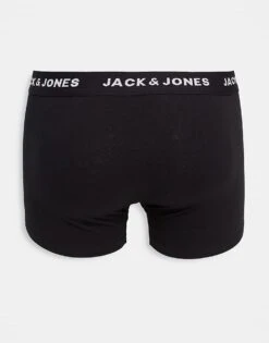 Jack & Jones 5 Pack Trunks In Black For Men -Men Style Shop 202998775 2