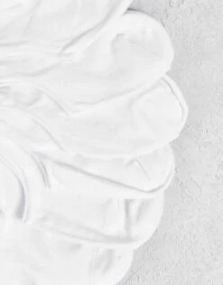 Jack & Jones 10 Pack Invisible Socks In White For Men -Men Style Shop 202999400 3