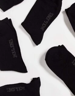 Jack & Jones 10 Pack Socks With Logo In Black For Men -Men Style Shop 203000741 4