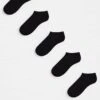 Jack & Jones Trainer Socks 5 Pack In Black For Men