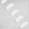 Jack & Jones Trainer Socks 5 Pack In White For Men