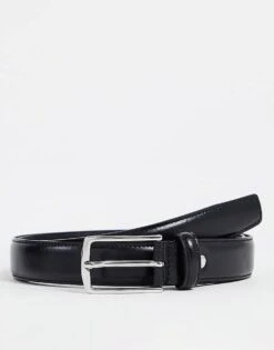 Jack & Jones Premium Leather Belt In Black For Men -Men Style Shop 203085333 1 black 1