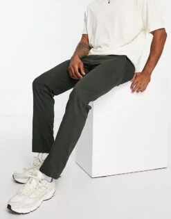 Jack & Jones Intelligence Ollie Regular Fit Chino In Khaki For Men Rosin -Men Style Shop 203572877 4