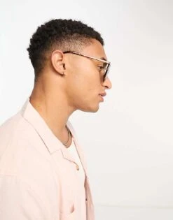 Jack & Jones Round Sunglasses In Tortoiseshell For Men Detail:j1485-00 -Men Style Shop 204245506 4