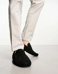 Jack & Jones Suede Loafer In Navy For Men Navy Blazer -Men Style Shop 204391289 3