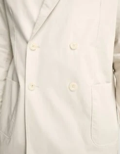 Jack & Jones Premium Relaxed Fit Double Breasted Suit Jacket In Cream For Men Tofu -Men Style Shop 204391403 3