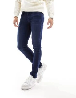 Jack & Jones Essentials Glenn Slim Fit Jean In Indigo For Men Blue Denim -Men Style Shop 204718421 5