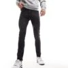 Jack & Jones Liam Skinny Jeans In Washed Black For Men