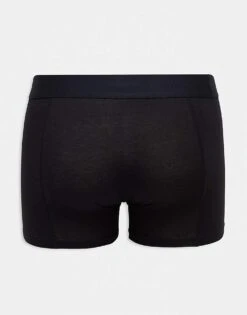 Jack & Jones 3 Pack Trunks In Bamboo Khaki & Black For Men Forest Night -Men Style Shop 204913670 3