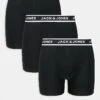 Jack & Jones 3 Pack Long Trunks In Black For Men -Men Style Shop 204914168 1 black