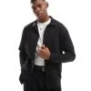 Jack & Jones Premium Slim Jersey Jacket In Black For Men -Men Style Shop 204956068 1 black