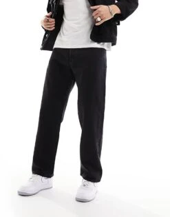 Jack & Jones Alex Baggy Fit Rigid Jeans In Black For Men Black Denim -Men Style Shop 204956102 1 blackdenim 1