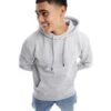 Jack & Jones Oversized Hoodie In Light Grey For Men Light Grey Marl -Men Style Shop 205204487 1 lightgreymarl