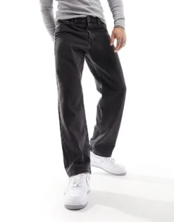Jack & Jones Eddie Loose Jeans In Washed Black For Men -Men Style Shop 205338218 5