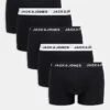 Jack & Jones 5 Pack Trunks In Black And White With Logo Waistband For Men Black And White Wb -Men Style Shop 205697963 1 blackandwhitewb