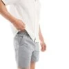 Jack & Jones Chino Shorts Withdrawstring Waist Shorts In Grey For Men Ultimate Grey