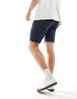 Jack & Jones 5 Pocket Shorts In Navy For Men Navy Blazer -Men Style Shop 205761330 4