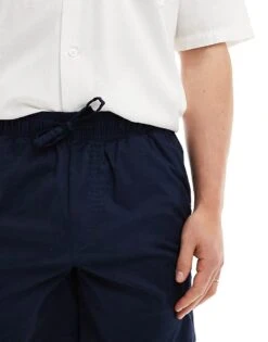 Jack & Jones Chino Shorts With Drawstring Waist Shorts In Navy For Men Navy Blazer -Men Style Shop 205761681 3