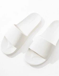 Jack & Jones Slider In White For Men Moonbeam -Men Style Shop 205761722 4