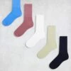 Jack & Jones 5 Pack Sports Socks In Multicolour For Men Mesa Rose -Men Style Shop 205761746 1 mesarose