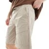 Jack & Jones Tech Cargo Shorts In Beige For Men Crockery