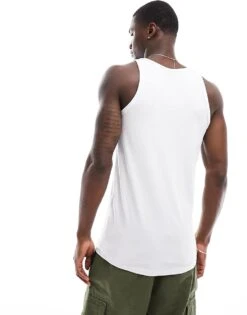 Jack & Jones Vest In White For Men -Men Style Shop 205883657 3