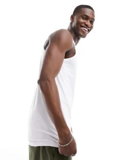 Jack & Jones Vest In White For Men -Men Style Shop 205883657 4