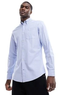 Jack & Jones Oxford Shirt In Light Blue For Men Cashmere Blue -Men Style Shop 205883666 1 cashmereblue 1