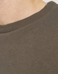 Jack & Jones Oversized Crew Neck Sweatshirt In Mocha For Men Bungee Cord -Men Style Shop 205883806 2