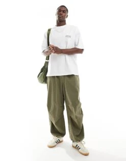 Jack & Jones Oversized T-shirt With Atalier Backprint In White For Men -Men Style Shop 205884034 4