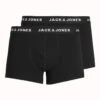Jack & Jones 2 Pack Trunks In Black For Men -Men Style Shop 205885550 1 black