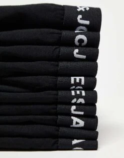 Jack & Jones 10 Pack Trunks In Black For Men -Men Style Shop 205885833 3