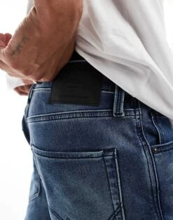 Jack & Jones Jog Denim Shorts In Blue For Men Blue Denim -Men Style Shop 205930480 4