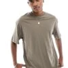 Jack & Jones Oversize T-shirt In Brown For Men Bungee Cord -Men Style Shop 205930947 1 bungeecord
