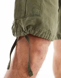 Jack & Jones Cargo Short In Khaki For Men Olive Night -Men Style Shop 205931013 3