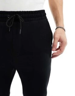 Jack & Jones Slim Fit Jogger In Black For Men -Men Style Shop 205931125 4