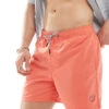 Jack & Jones Swim Shorts In Coral For Men Hot Coral